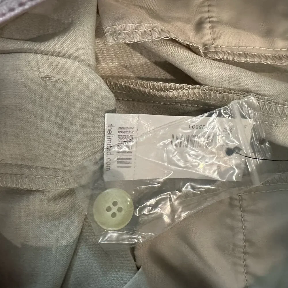 The Limited Womens 4S Cassidy Fit Dress Pants Khaki Flare Bootcut Stretch NWT - Picture 9 of 13